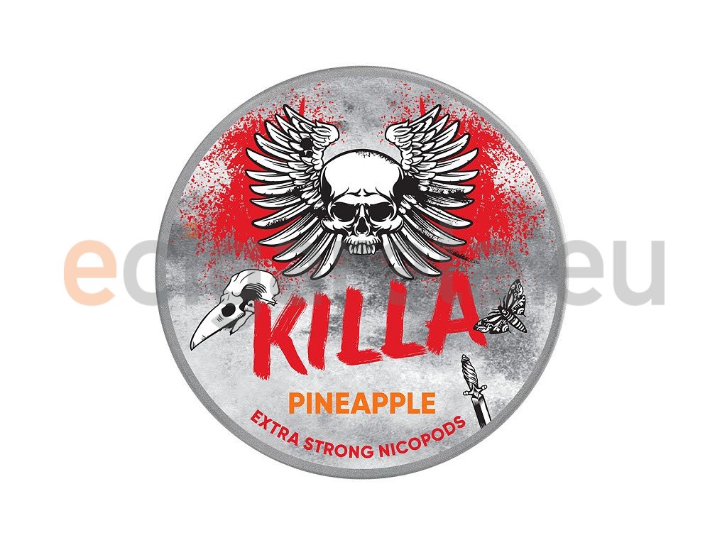 KILLA - nikotinové sáčky - Pineapple - 16mg /g, produktový obrázek.