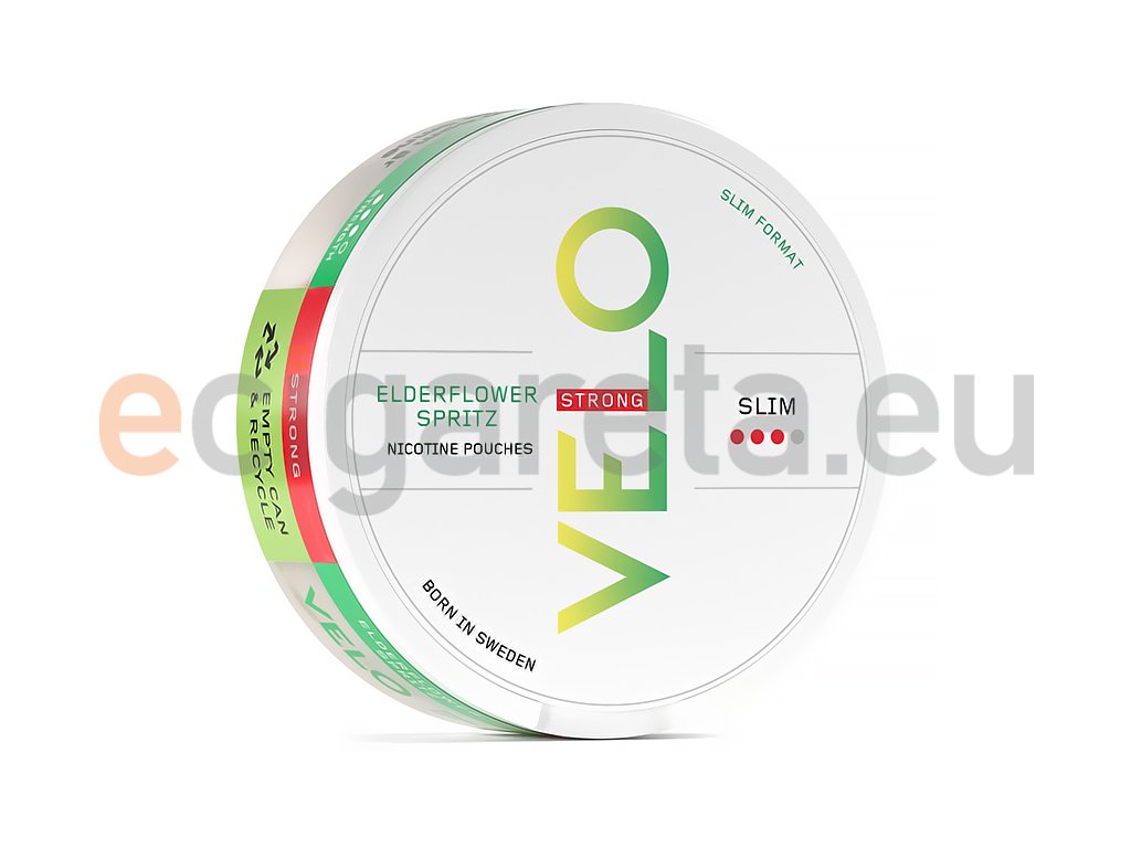 VELO - nikotinové sáčky - Elderflower Spritz - 13,6mg /g, produktový obrázek.