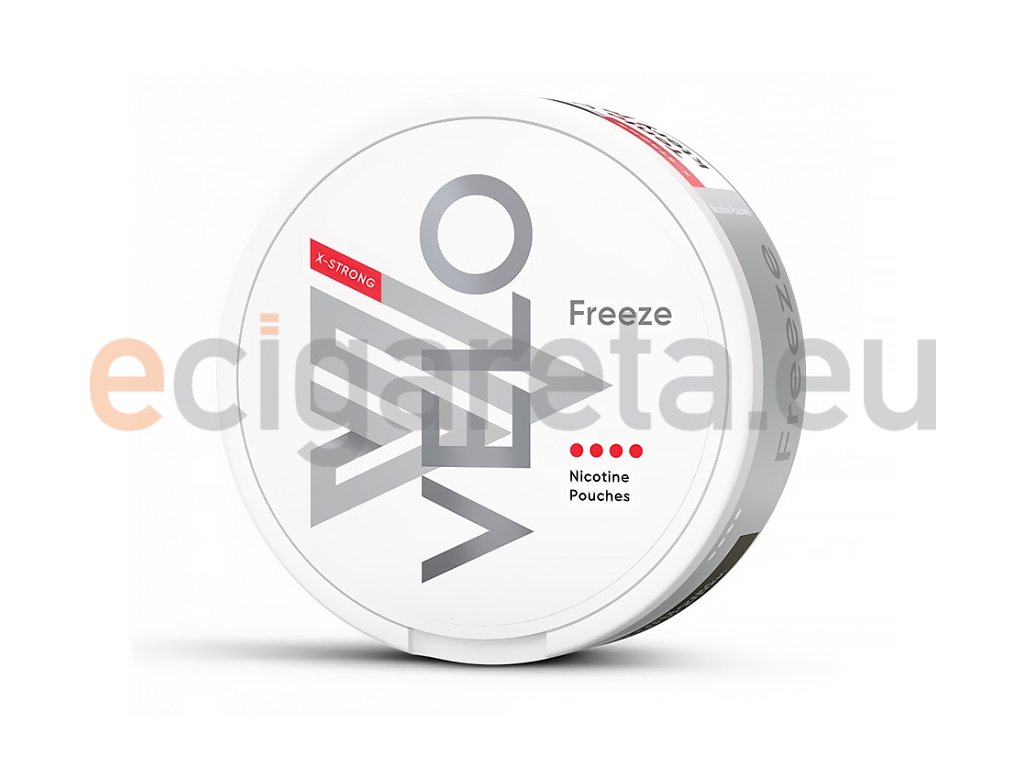 VELO - nikotinové sáčky - Freeze X-Strong - 15,5mg /g, produktový obrázek.