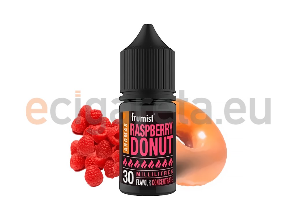 Frumist - Příchuť - Raspberry Donut - 30ml, produktový obrázek.