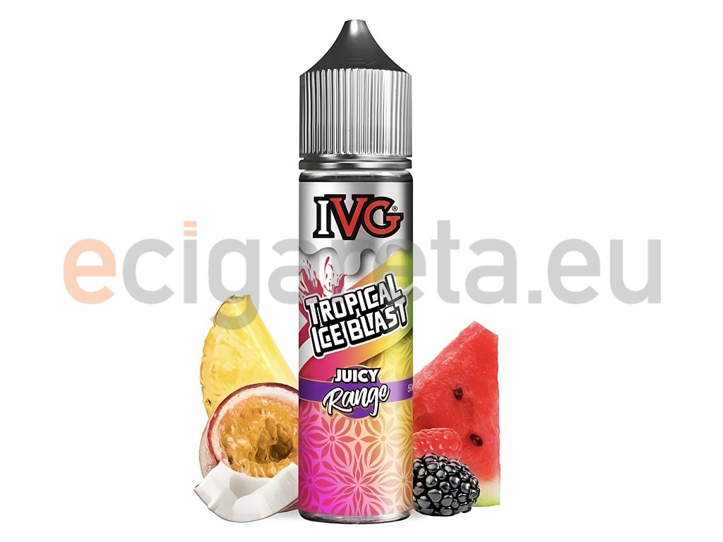IVG - Juicy Series - S&V - Tropical ICE Blast - 18ml, produktový obrázek.
