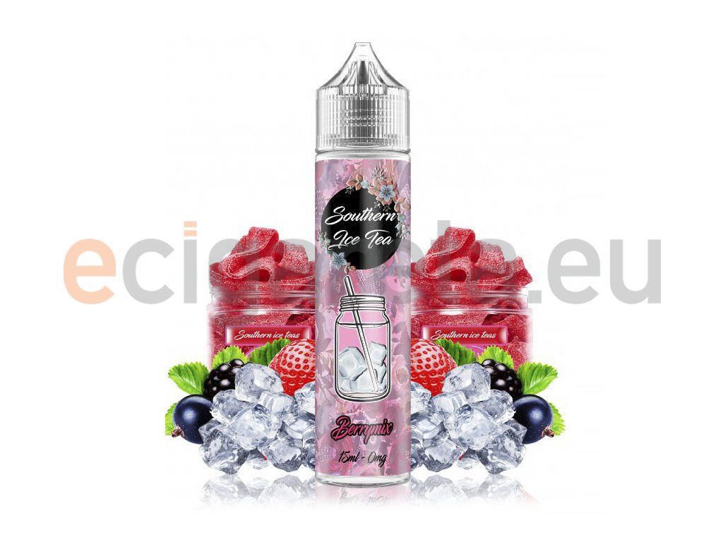 Southern Ice Tea - Shake & Vape - Berry Mix - 15ml, produktový obrázek.