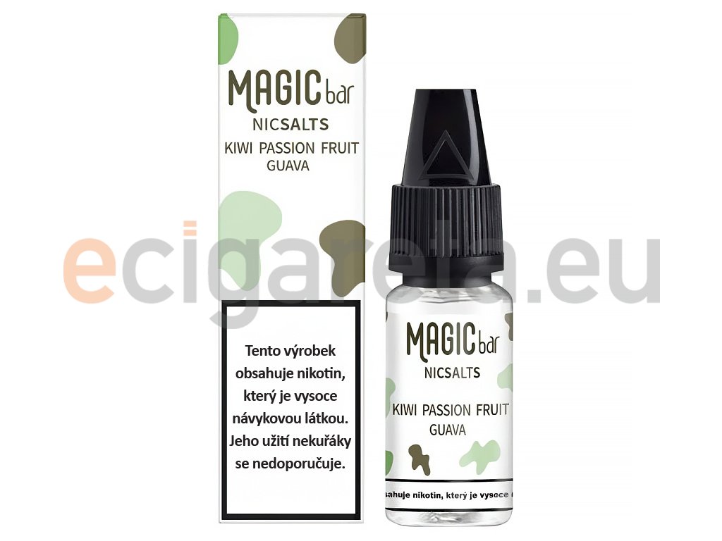 Magic BAR - Salt e-liquid - 20mg - Kiwi Passion Fruit Guava - 10ml, produktový obrázek.