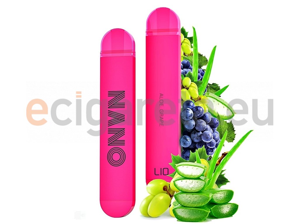 Lio Nano X - 16mg - Aloe Grape (Aloe vera, hroznové víno), produktový obrázek.