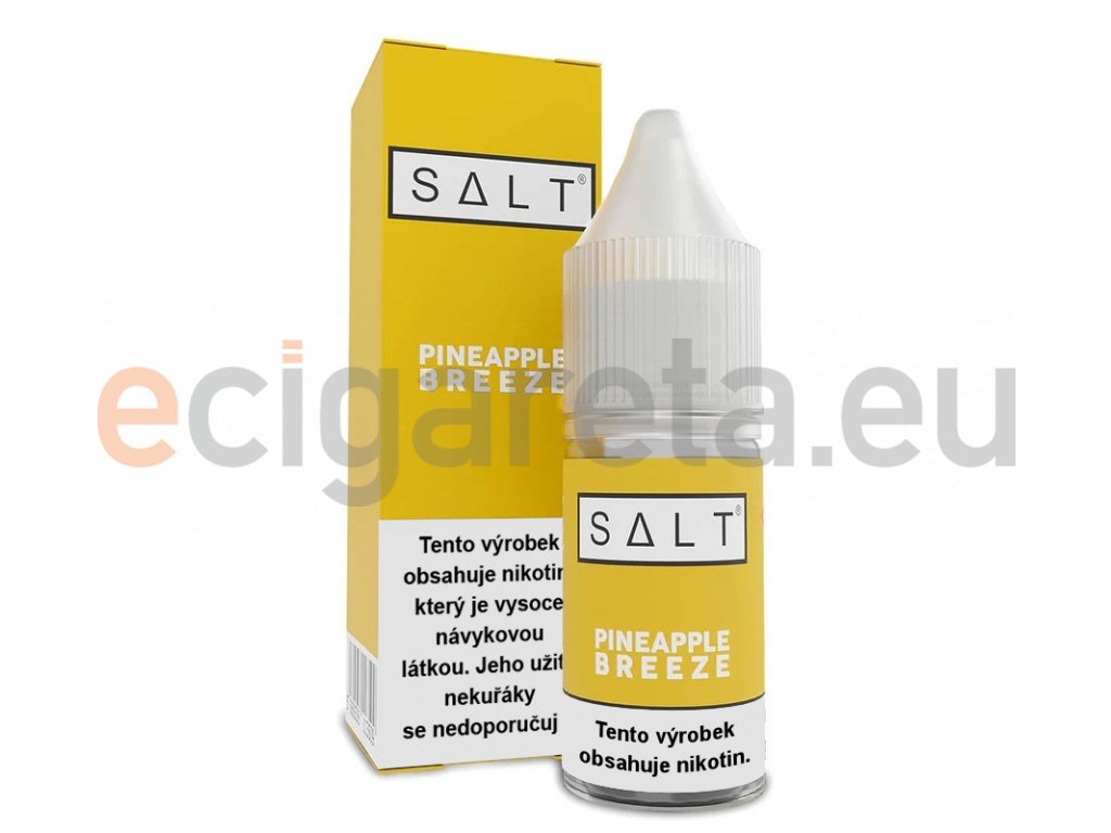 E-liquid - Juice Sauz SALT - Pineapple Breenze - 10ml - 5mg, produktový obrázek.
