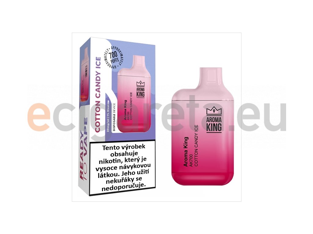 Aroma King AK 700 Mini - 20mg - Cotton Candy ICE, produktový obrázek.