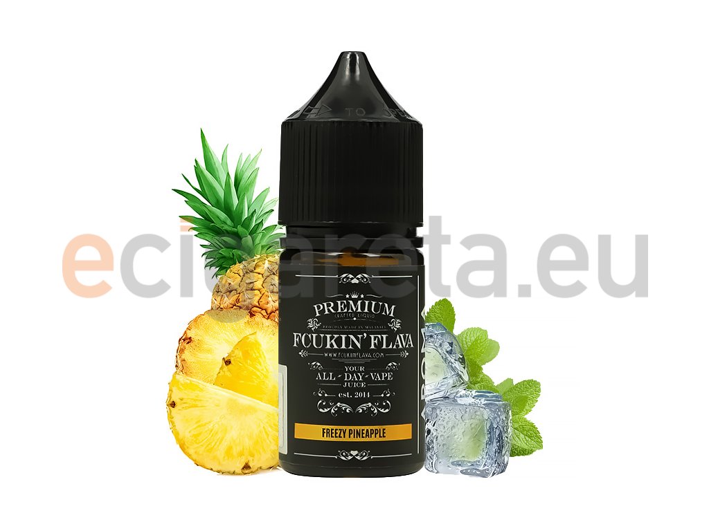 Fcukin Flava - Příchuť - Freeze Pineapple - 30ml, produktový obrázek.