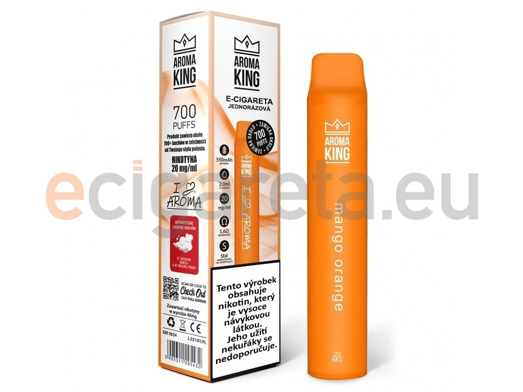 Aroma King I Love Aroma - 20mg - Mango Orange, produktový obrázek.