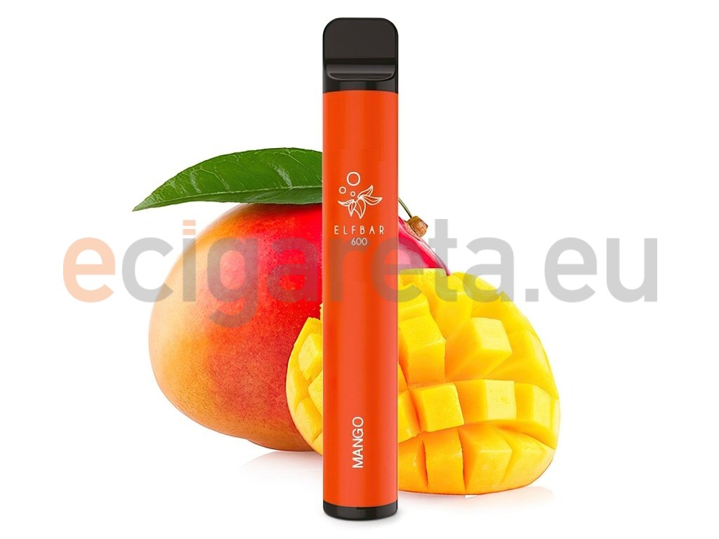 Elf Bar 600 - 20mg - Mango (Mango), produktový obrázek.