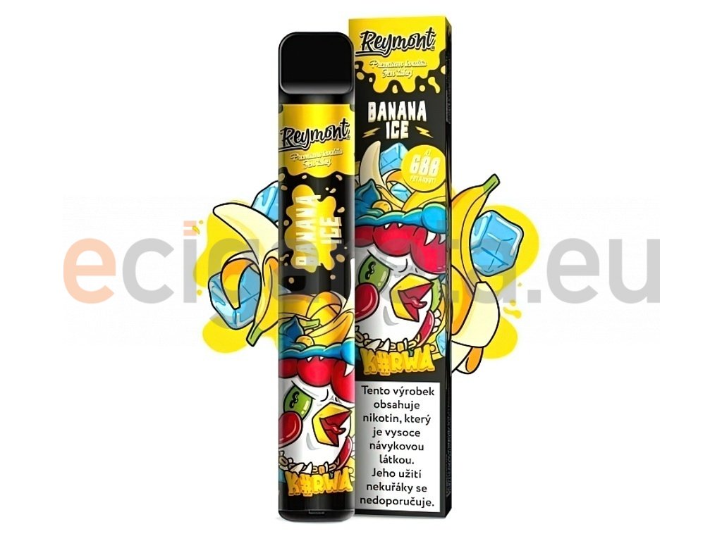 Kurwa Reymont - 20mg - Banana ICE, produktový obrázek.