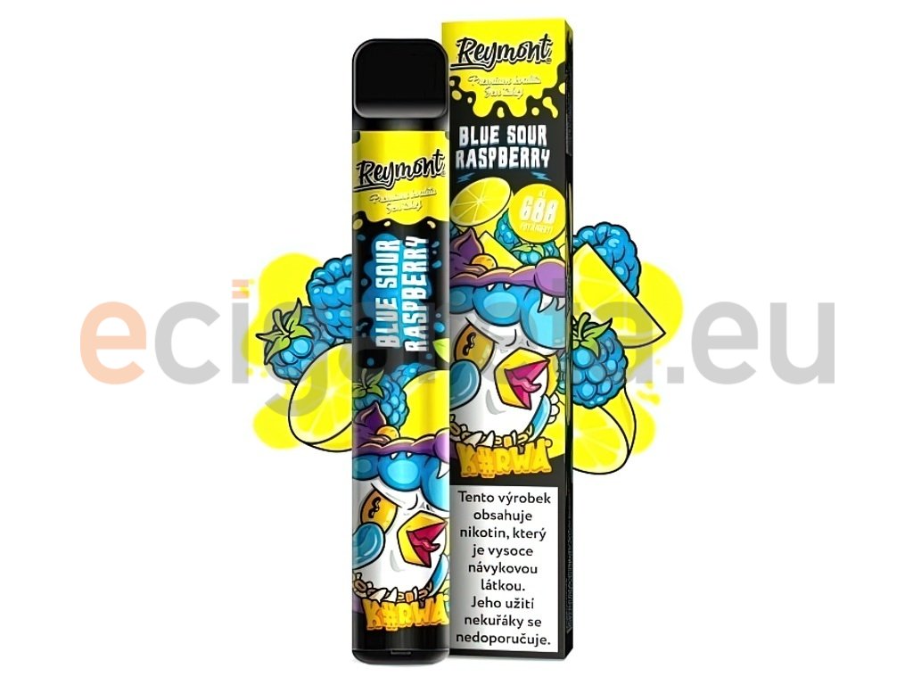 Kurwa Reymont - 20mg - Blue Sour Raspberry, produktový obrázek.