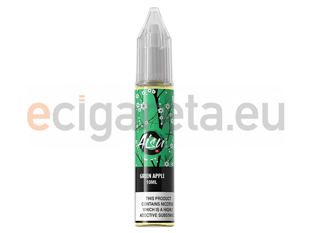 ZAP! Juice AISU Salt - E-liquid - Green Apple - 10ml - 20mg, produktový obrázek.