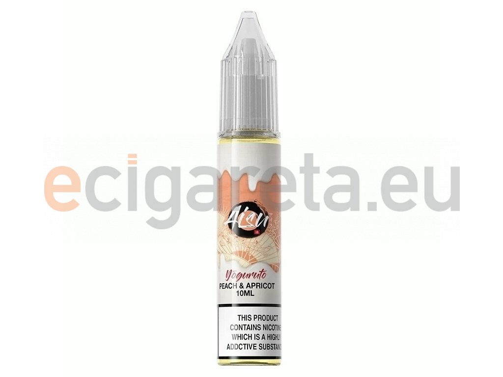 ZAP! Juice AISU Salt - E-liquid - Peach & Apricot - 10ml - 20mg, produktový obrázek.