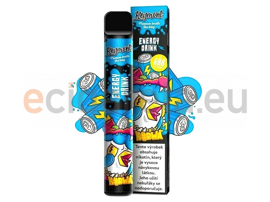 Kurwa Reymont - 20mg - Energy Drink, produktový obrázek.