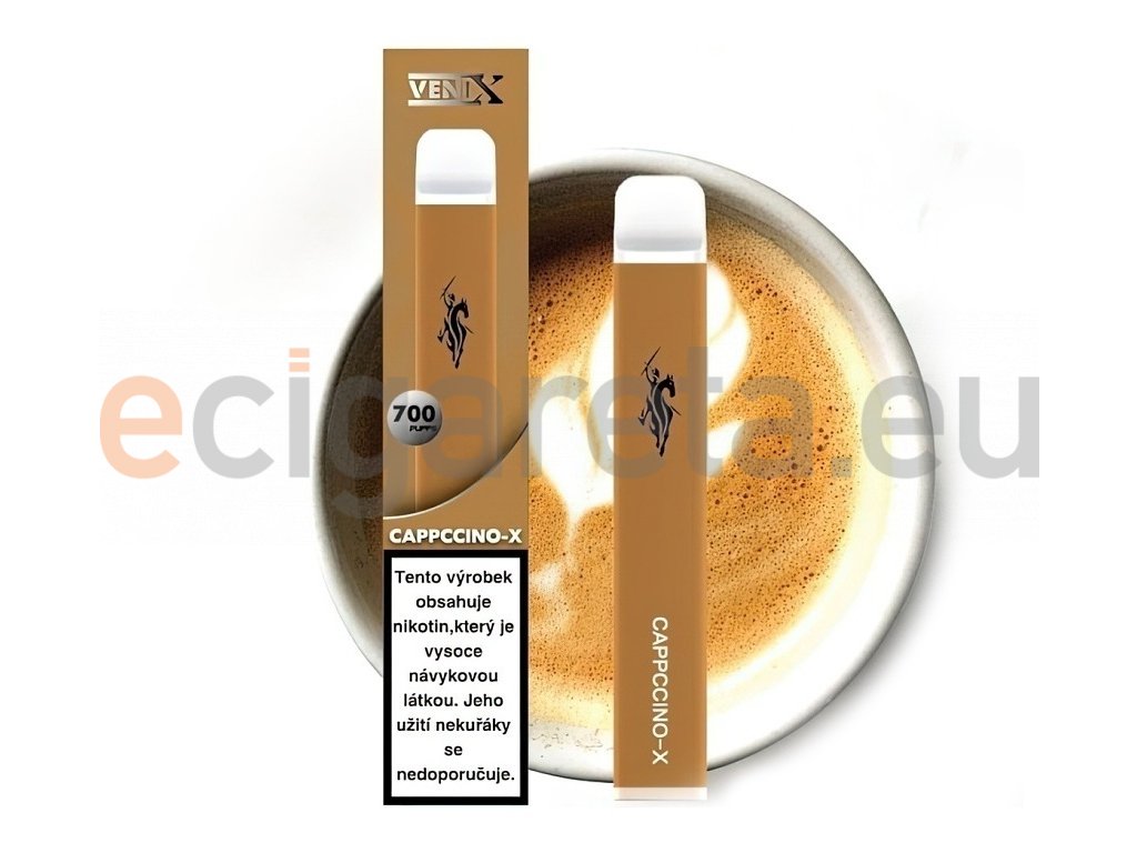 VENIX - Cappccino X - 18mg, produktový obrázek.