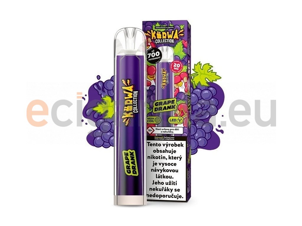 Kurwa Collection - 20mg - Grape Drank, produktový obrázek.