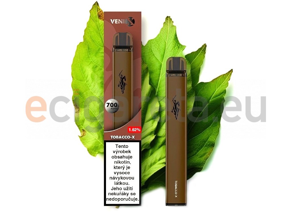 VENIX - Tobacco X - 18mg, produktový obrázek.