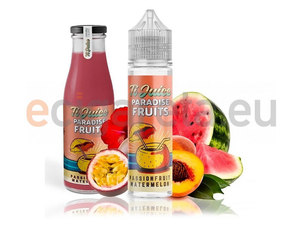 TI Juice Paradise Fruits - Shake & Vape - Passionfruit Watermelon - 12ml, produktový obrázek.