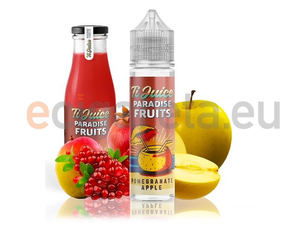 TI Juice Paradise Fruits - Shake & Vape - Pomegranate Apple - 12ml, produktový obrázek.