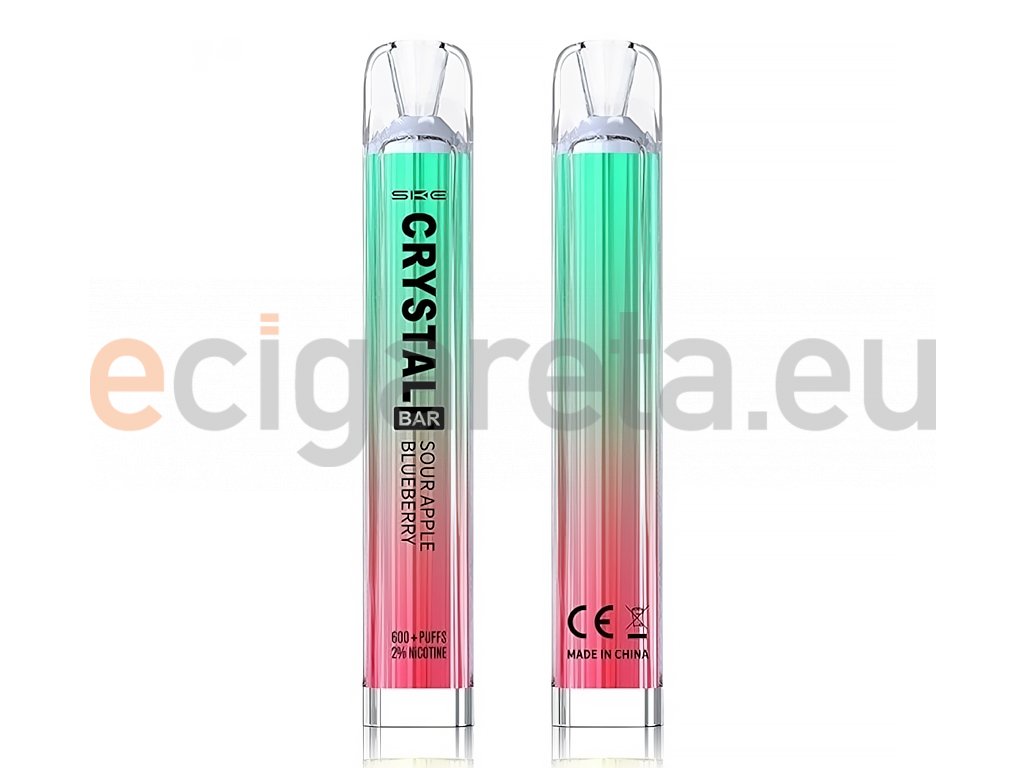 SKE Crystal BAR - Sour Apple Blueberry - 20mg, produktový obrázek.