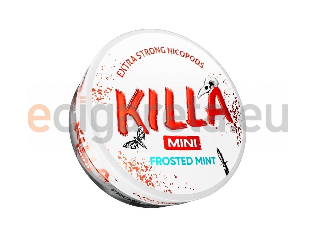 KILLA Mini - nikotinové sáčky - Frosted Mint - 16mg /g, produktový obrázek.
