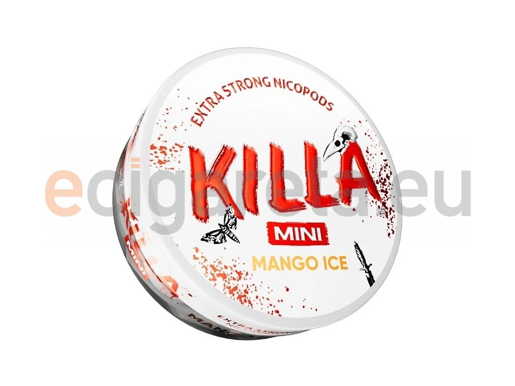 KILLA Mini - nikotinové sáčky - Mango ICE - 16mg /g, produktový obrázek.