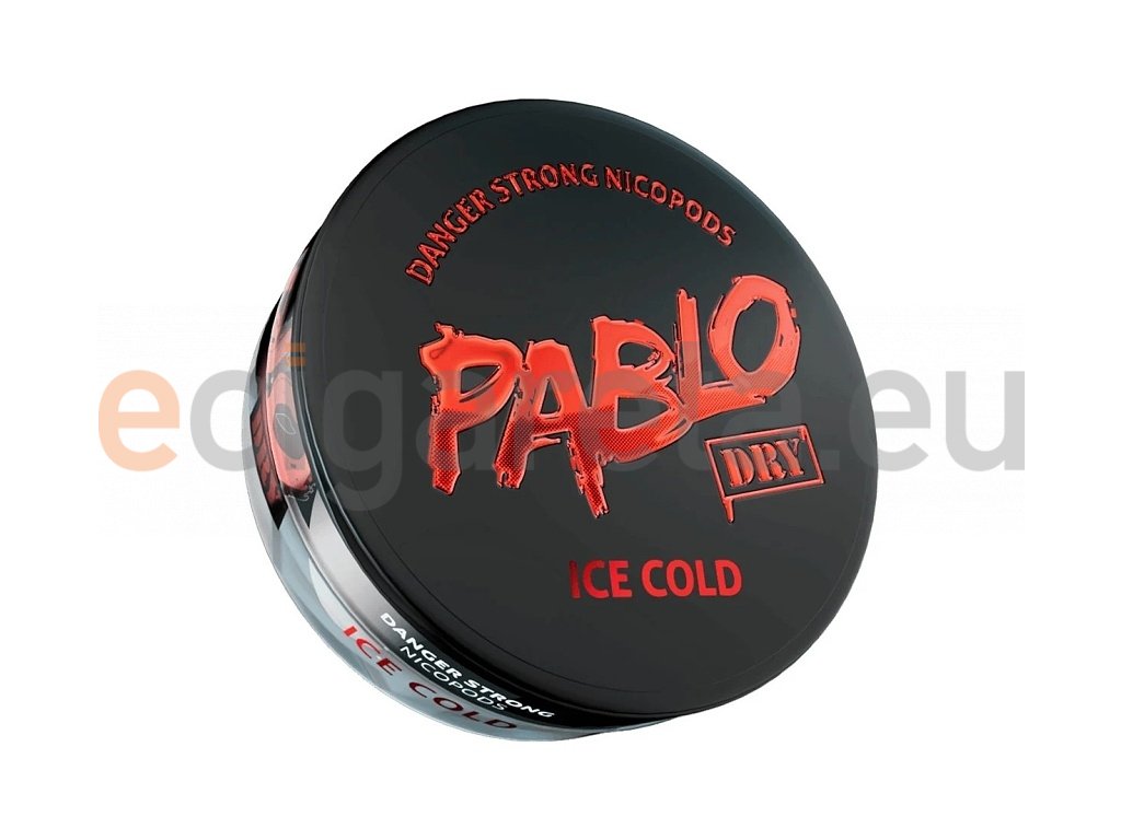 PABLO - nikotinové sáčky - Dry ICE Cold - 30mg /g, produktový obrázek.