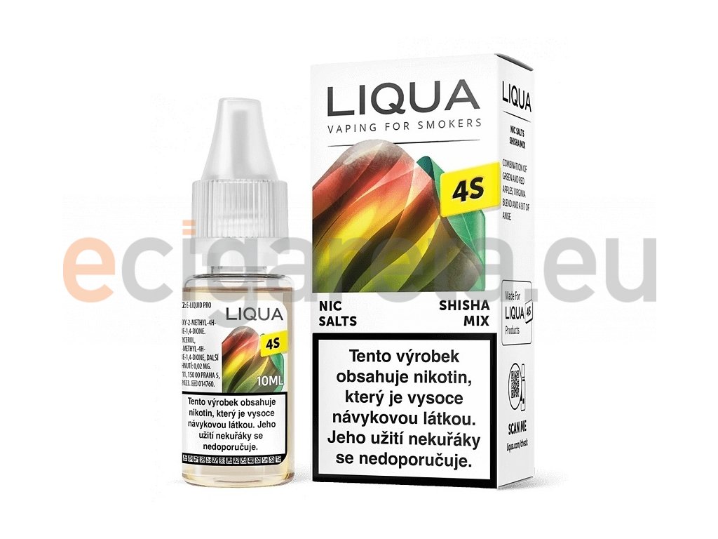 Liqua 4S - Shisha Mix - 18mg, produktový obrázek.