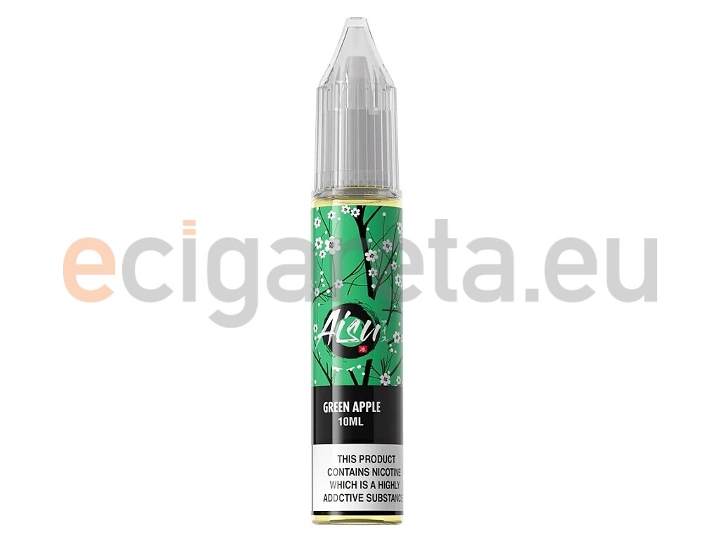 ZAP! Juice AISU Salt - E-liquid - Green Apple - 10ml - 10mg, produktový obrázek.