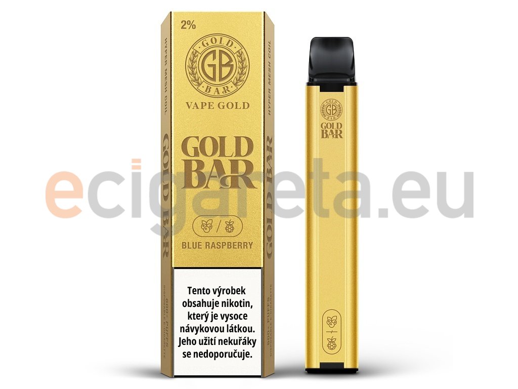 Gold Bar - Blue Raspberry - 20mg, produktový obrázek.