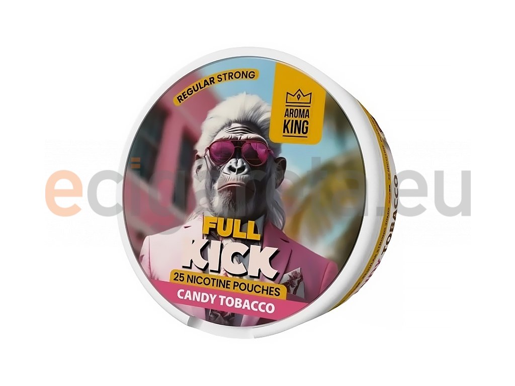 Aroma King Full Kick - nikotinové sáčky - Candy Tobacco - 20mg /g, produktový obrázek.