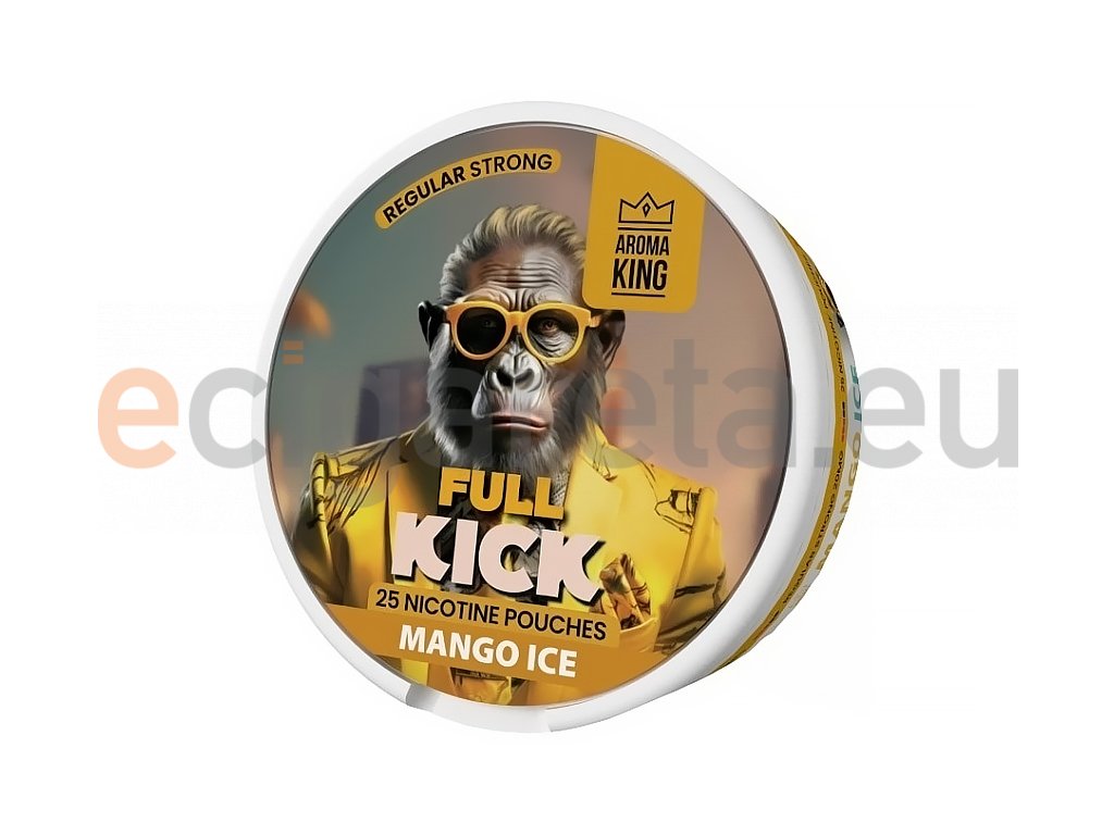 Aroma King Full Kick - nikotinové sáčky - Mango ICE - 20mg /g, produktový obrázek.