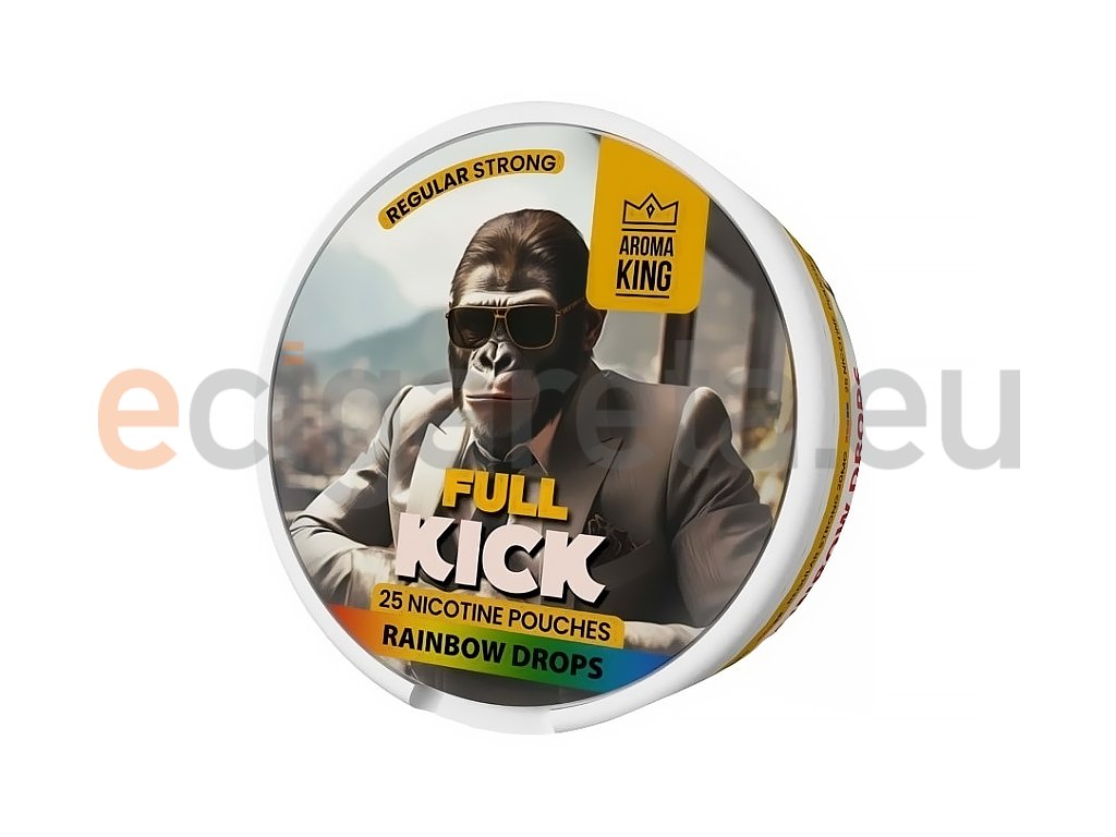 Aroma King Full Kick - nikotinové sáčky - Rainbow Drops - 20mg /g, produktový obrázek.