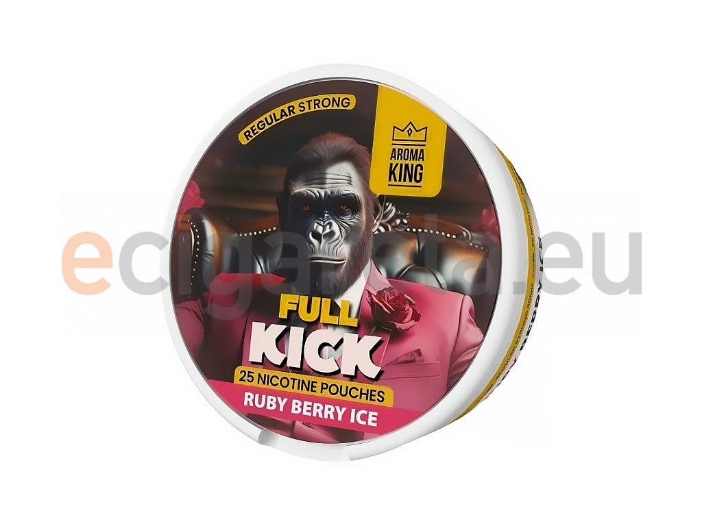 Aroma King Full Kick - nikotinové sáčky - Ruby Berry ICE - 20mg /g, produktový obrázek.