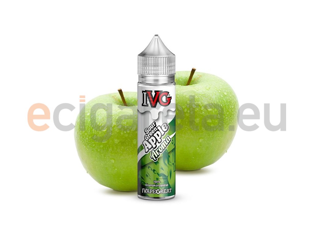 IVG - Classics Series - S&V - Sour Green (Zelené jablko) - 10ml, produktový obrázek.