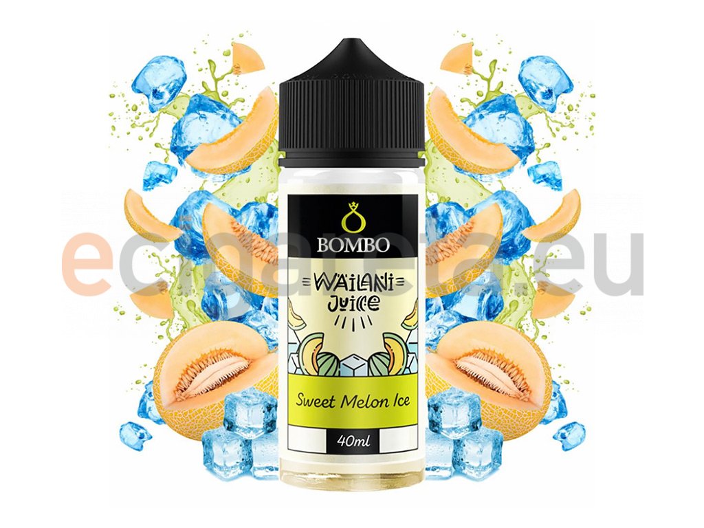 Bombo - Wailani Juice - S&V - Sweet Melon ICE (Ledový cukrový meloun) - 40ml, produktový obrázek.