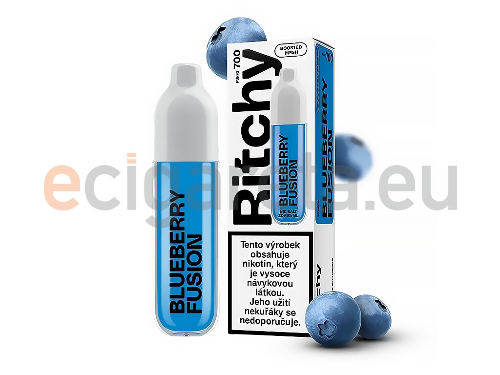 Ritchy BAR 700 - Blueberry Fusion - 20mg, produktový obrázek.