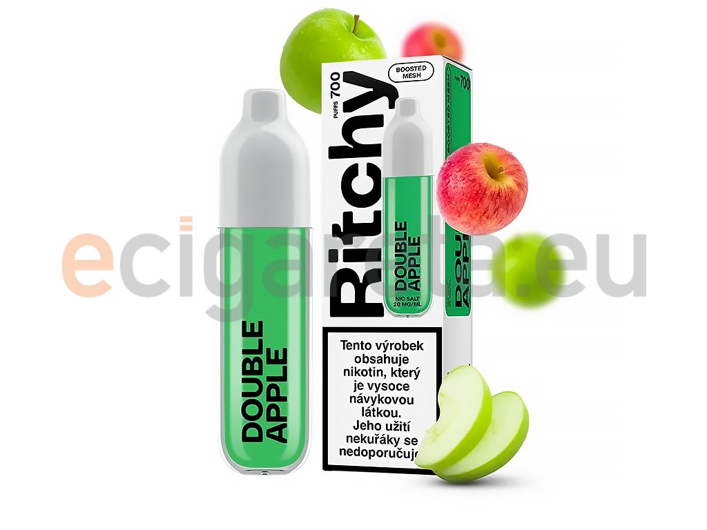Ritchy BAR 700 - Double Apple - 20mg, produktový obrázek.