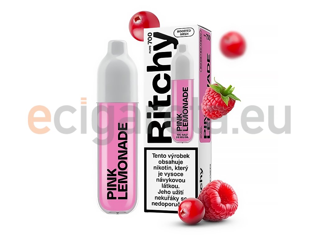 Ritchy BAR 700 - Pink Lemonade - 20mg, produktový obrázek.