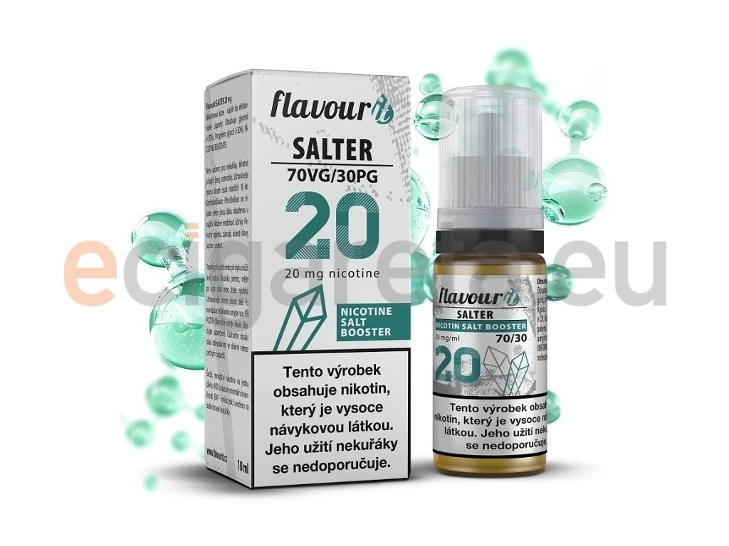 Flavourit SALTER - salt nikotinový booster - 70/30 - 10ml - 20mg, produktový obrázek.