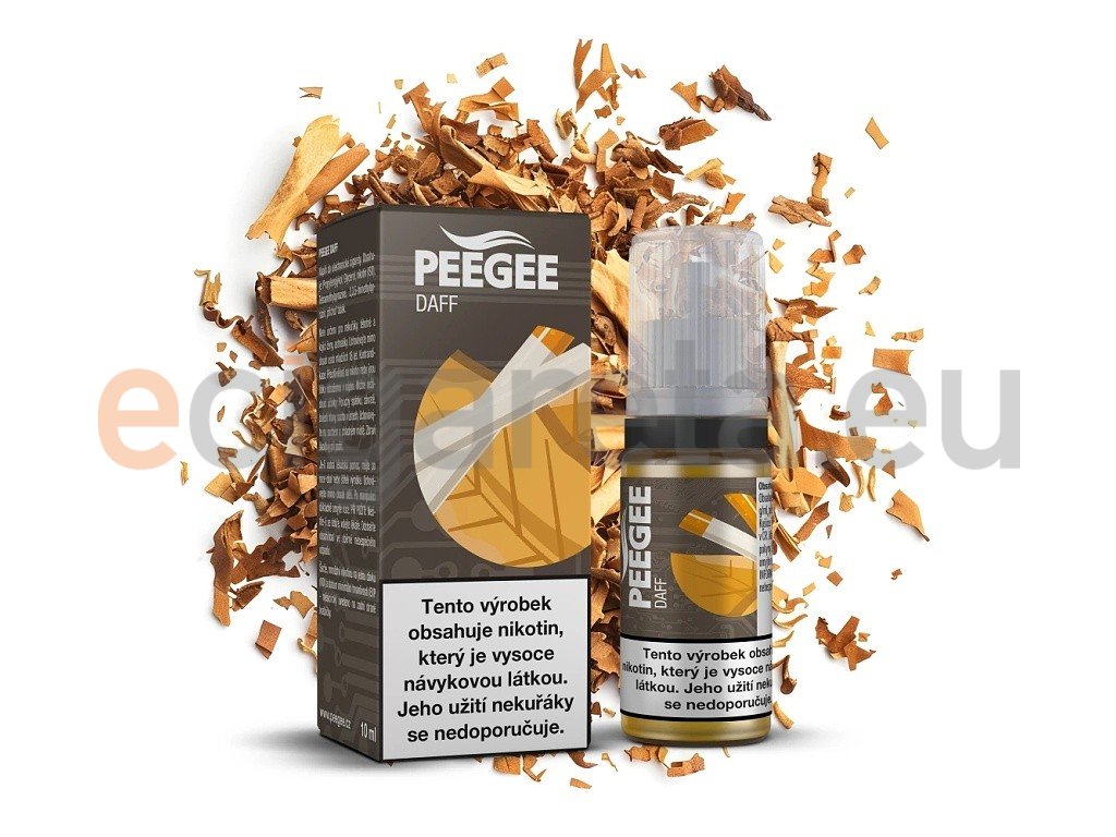 PEEGEE - E-liquid - Daff - 12mg, produktový obrázek.