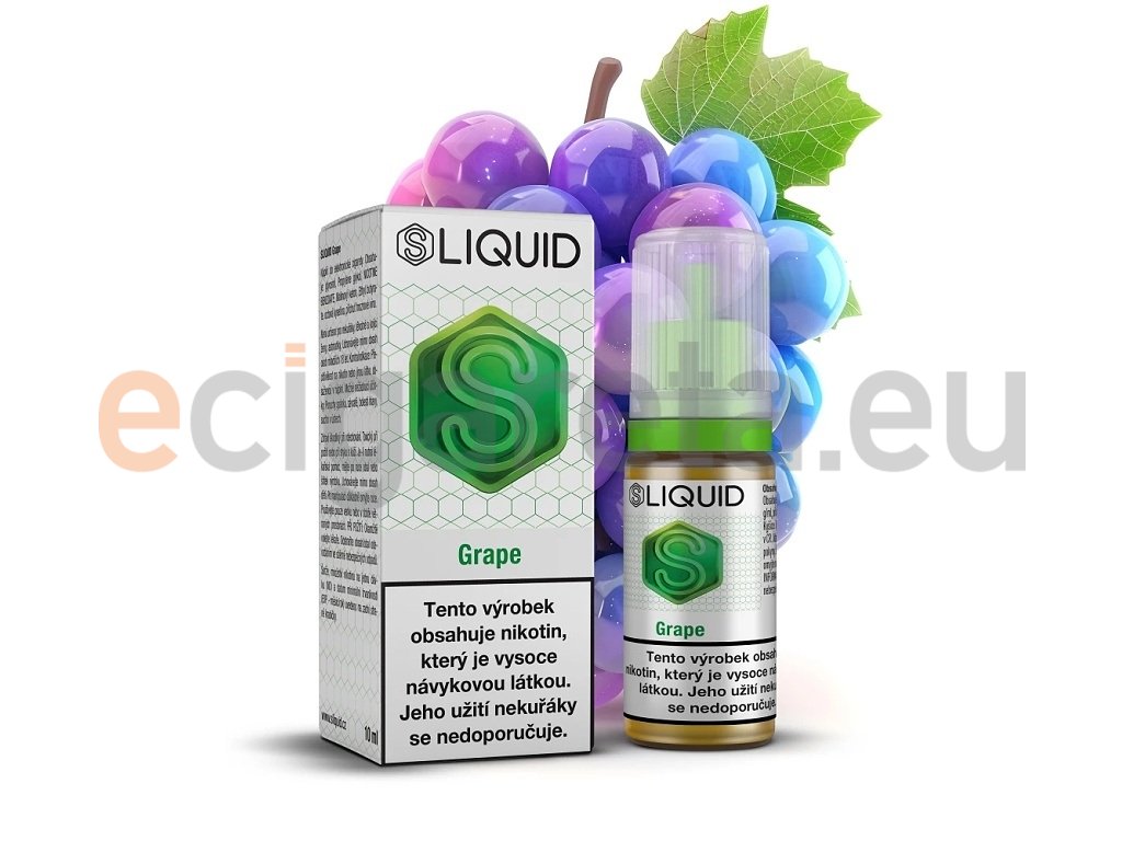 SLIQUID - Grape (Hroznové víno) - 20mg, produktový obrázek.