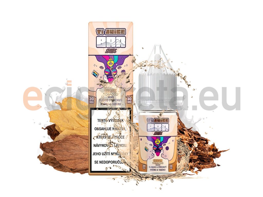 TI Juice Bar Series - Cream Tobacco - 20mg, produktový obrázek.
