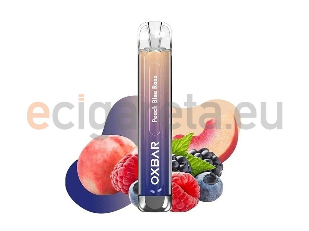 OXBAR C800 - Peach Blue Razz - 16mg, produktový obrázek.