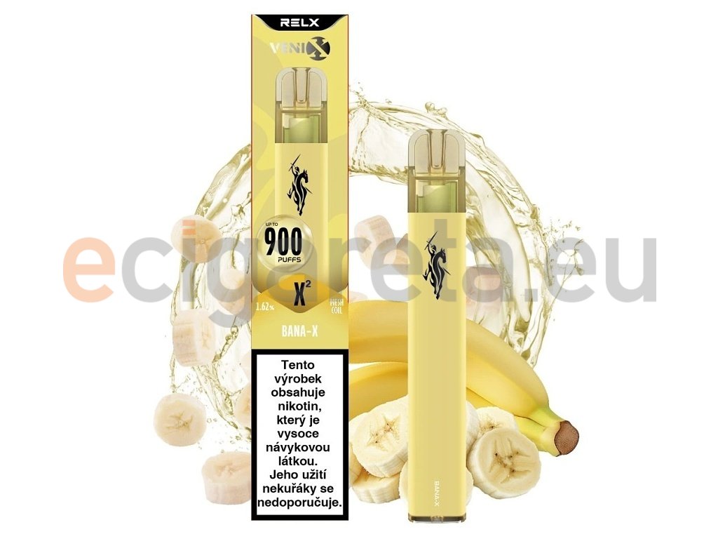 Venix X2 - Bana-X - 16mg, produktový obrázek.