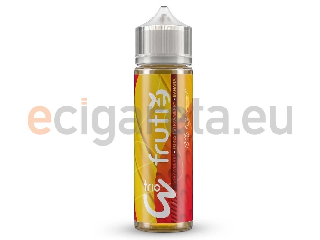 Frutie Trio - S&V - Jahodová směs s banánem - 10ml, produktový obrázek.