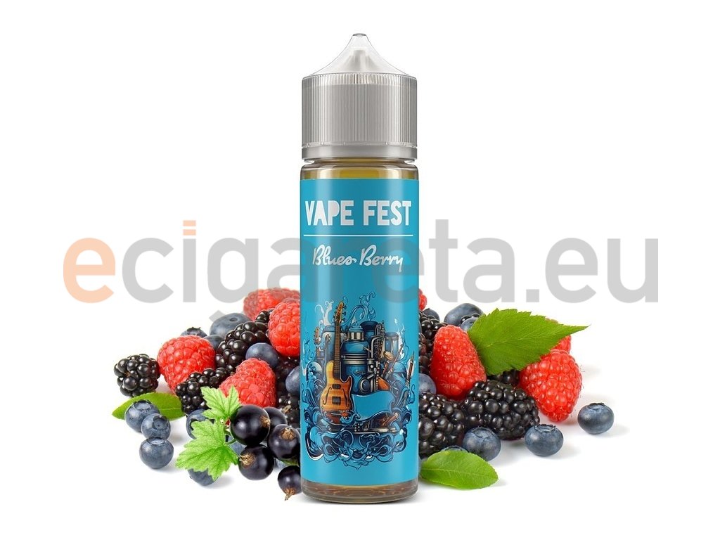 Vape Fest - S&V - Blues Berry - 10ml, produktový obrázek.