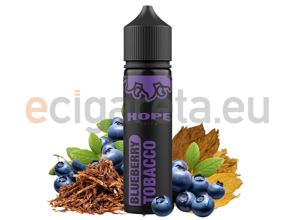 Hope Juice - S&V - Blueberry Tobacco - 10ml, produktový obrázek.