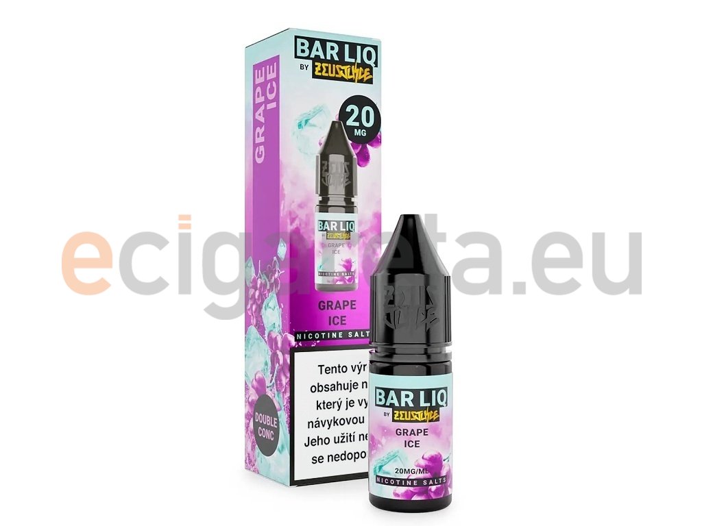 Zeus Juice BAR LIQ - Grape ICE - 20mg, produktový obrázek.
