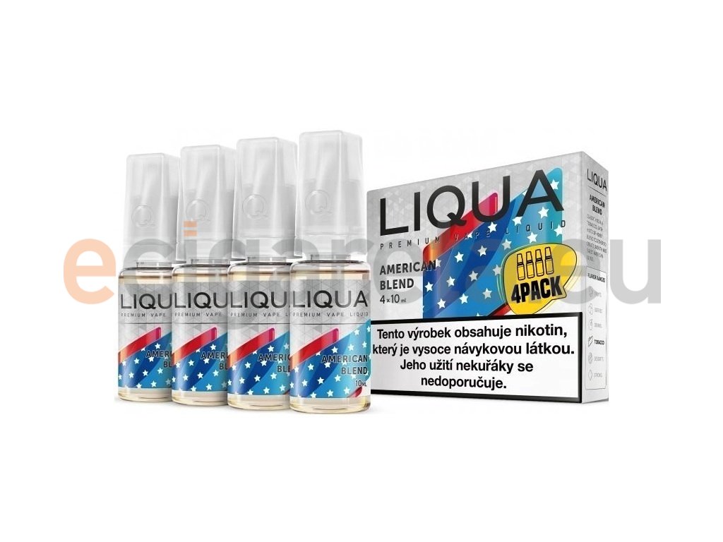 Liqua Elements - American Blend - 4x10ml - 3mg, produktový obrázek.